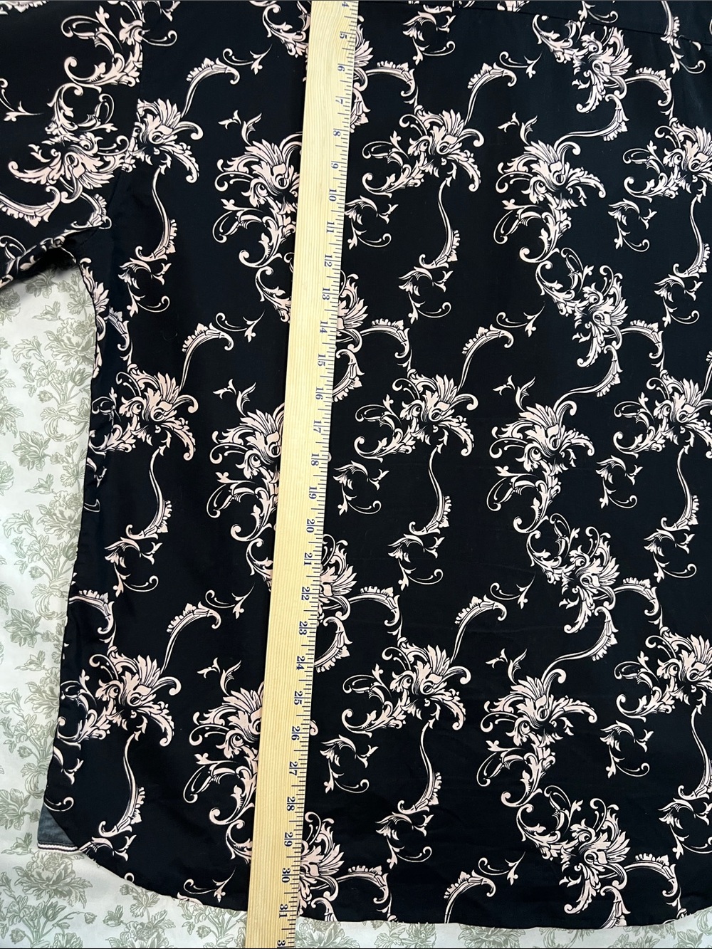 Sunrise Kingdom Men's Vintage Design Baroque Short Sleeve Button Down Shirt XL - Picture 4 of 10